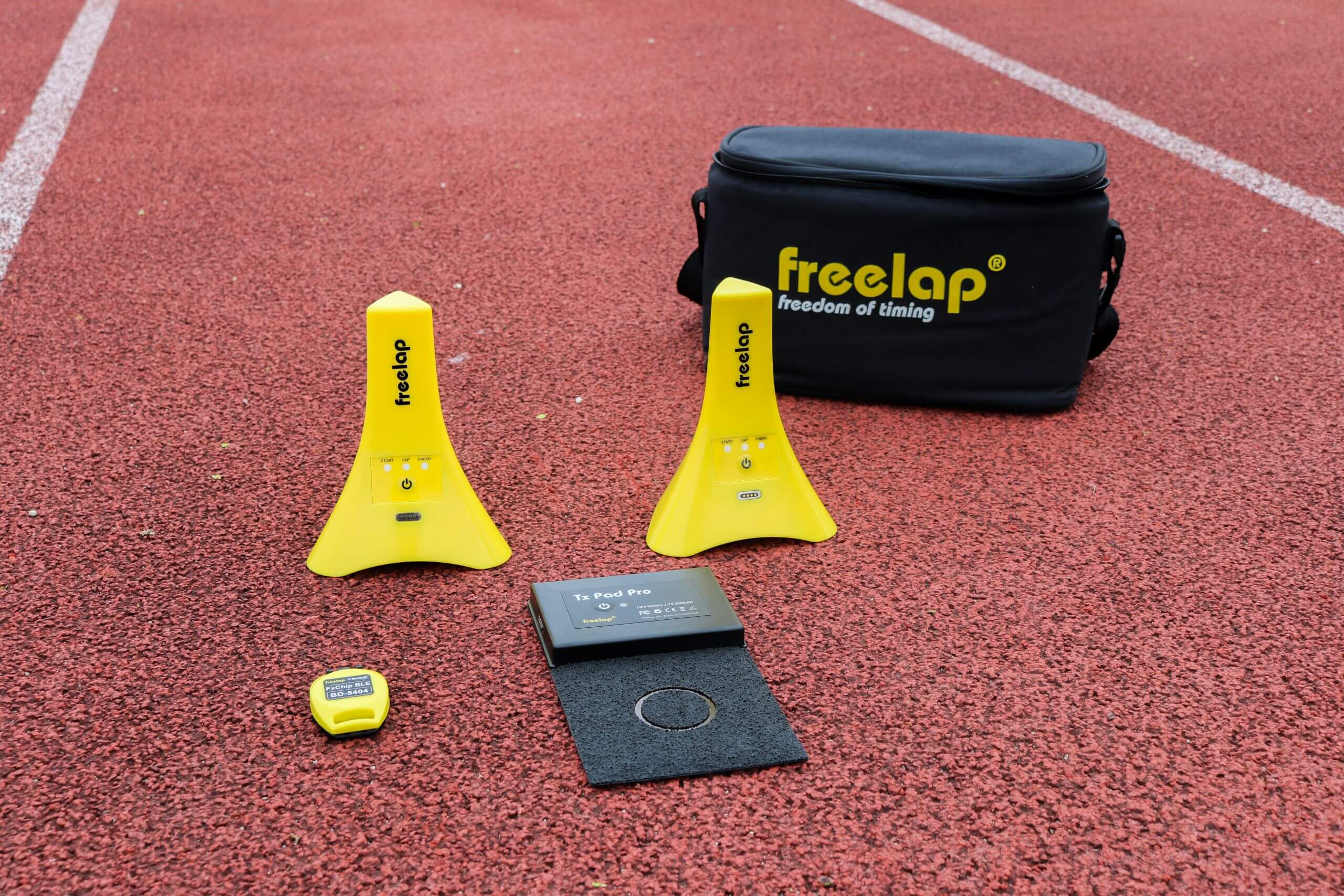 Freelap timing system equipment for agility training
