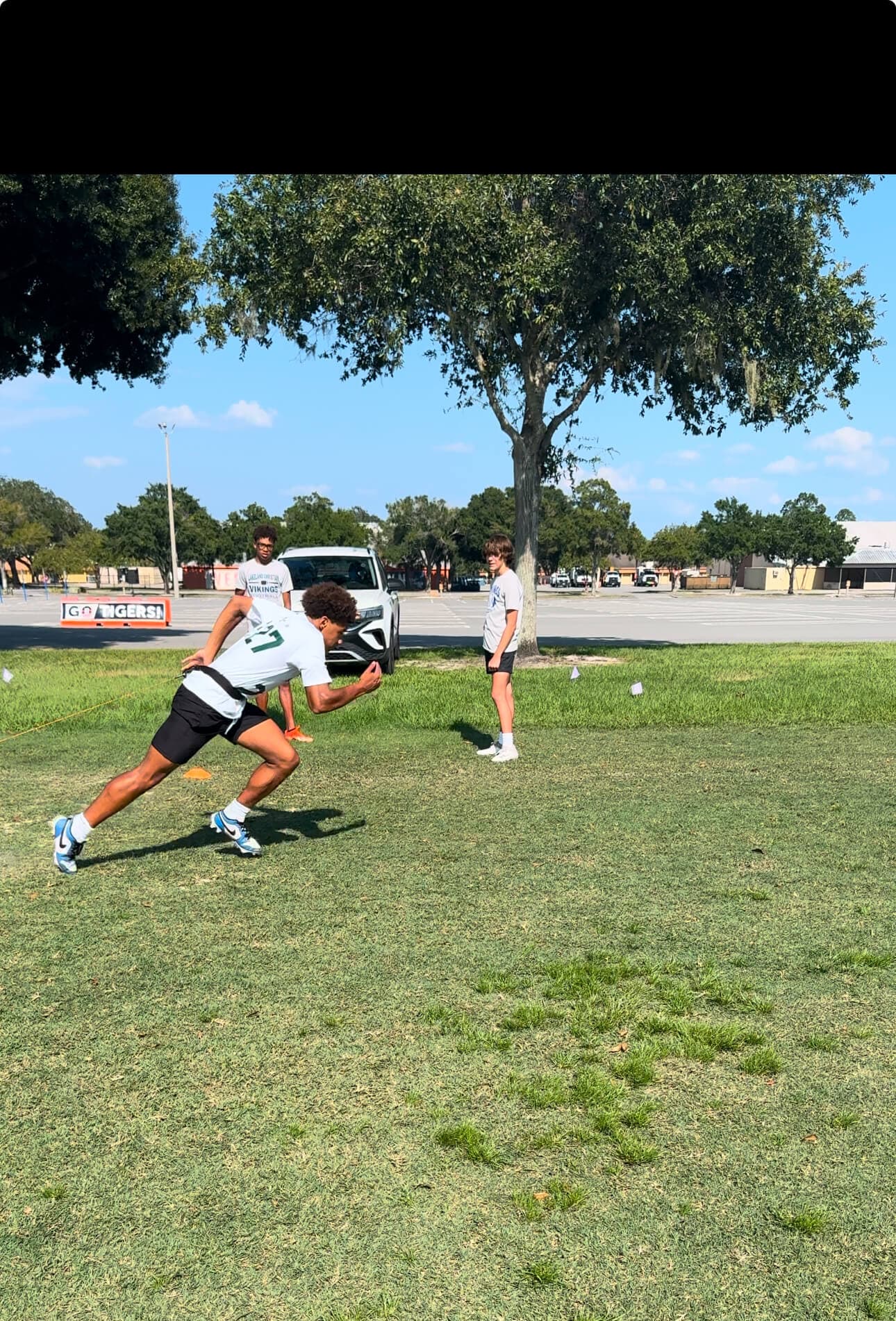 Athletes in training